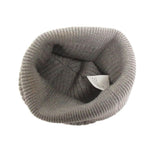 Loewe Knit Hat Ribbed Vinnie Logo Embroidery Wool Gray Sweater — view 4