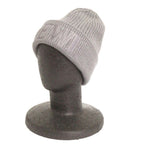 Loewe Knit Hat Ribbed Vinnie Logo Embroidery Wool Gray Sweater — view 6