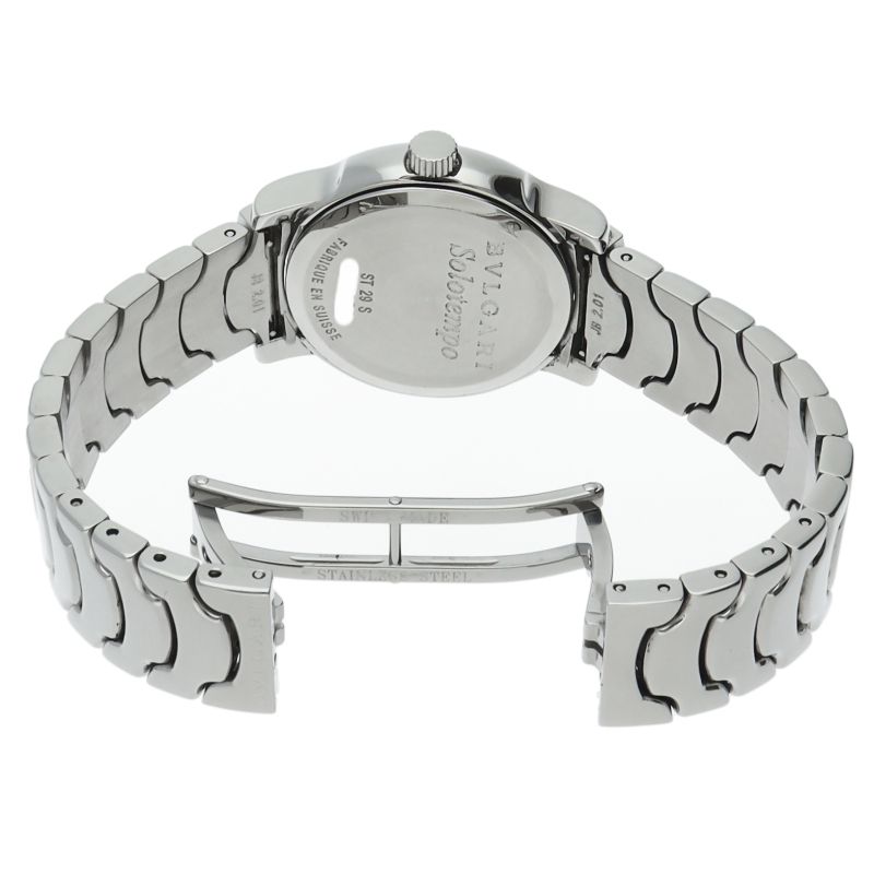 Bvlgari Solo Tempo Watch SS White Polished — view 5