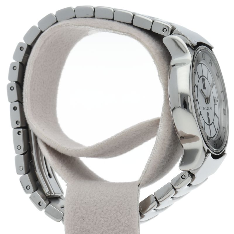 Bvlgari Solo Tempo Watch SS White Polished — view 4
