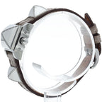Hermes Mini Medall Diamond Watch Box SS Leather White Polished — view 3