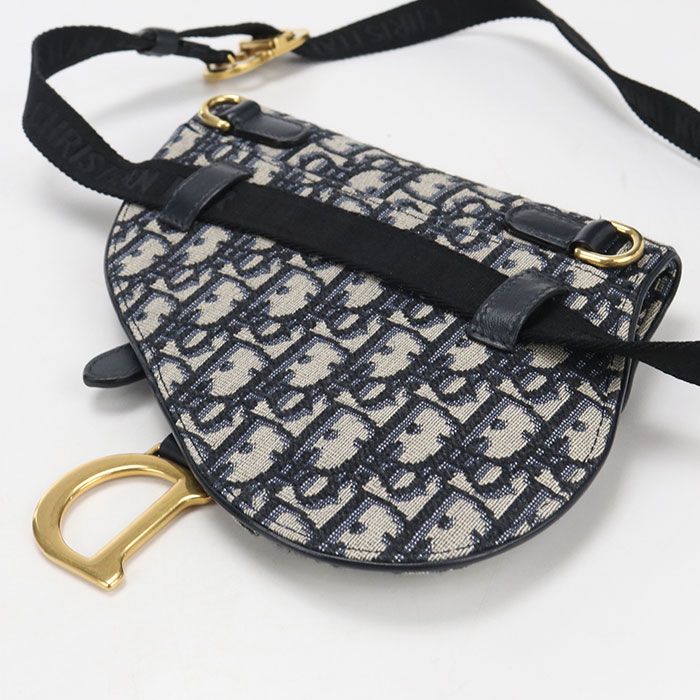 Dior Belt Bag Saddle Jacquard — view 2