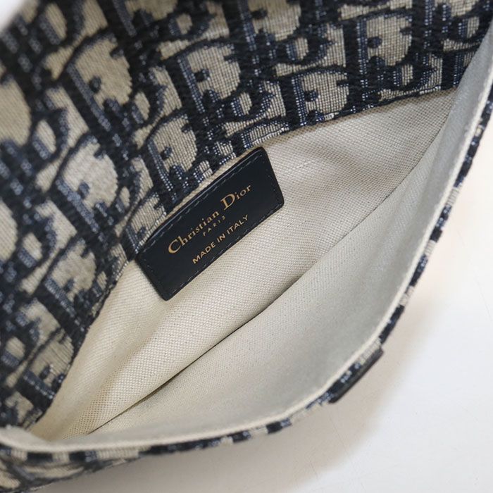 Dior Belt Bag Saddle Jacquard — view 3