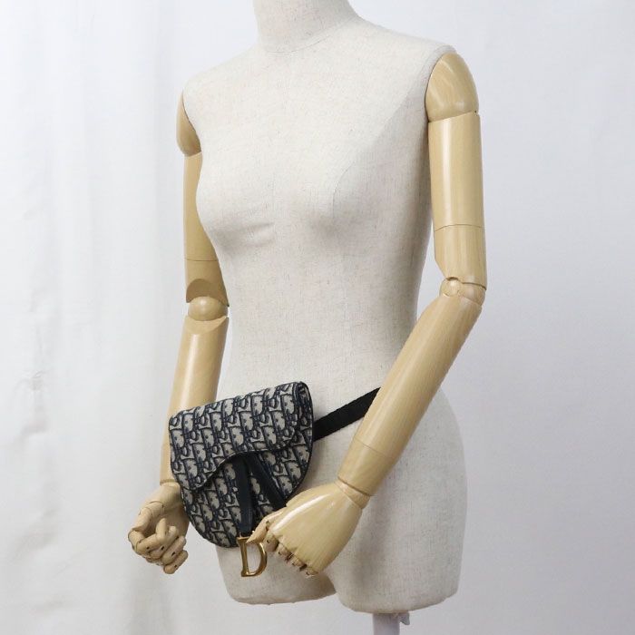 Dior Belt Bag Saddle Jacquard — view 7