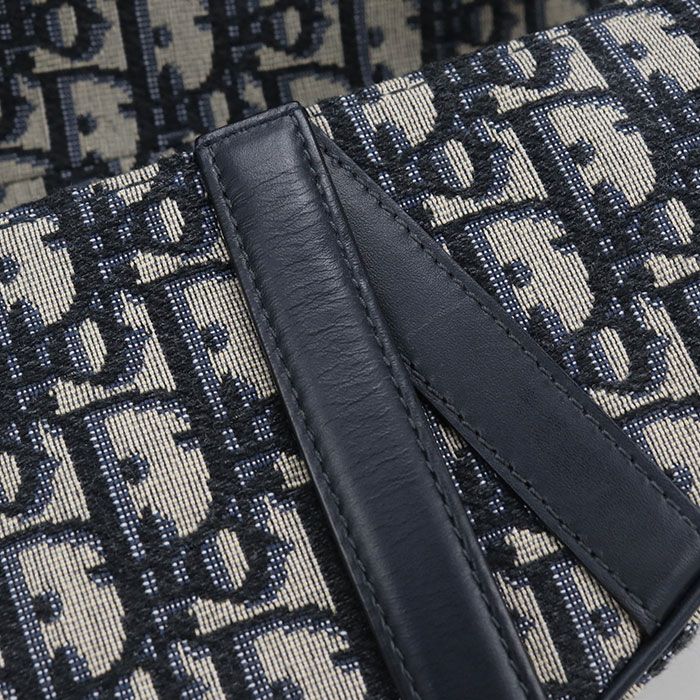 Dior Mini Saddle Shoulder Bag Jacquard — view 4
