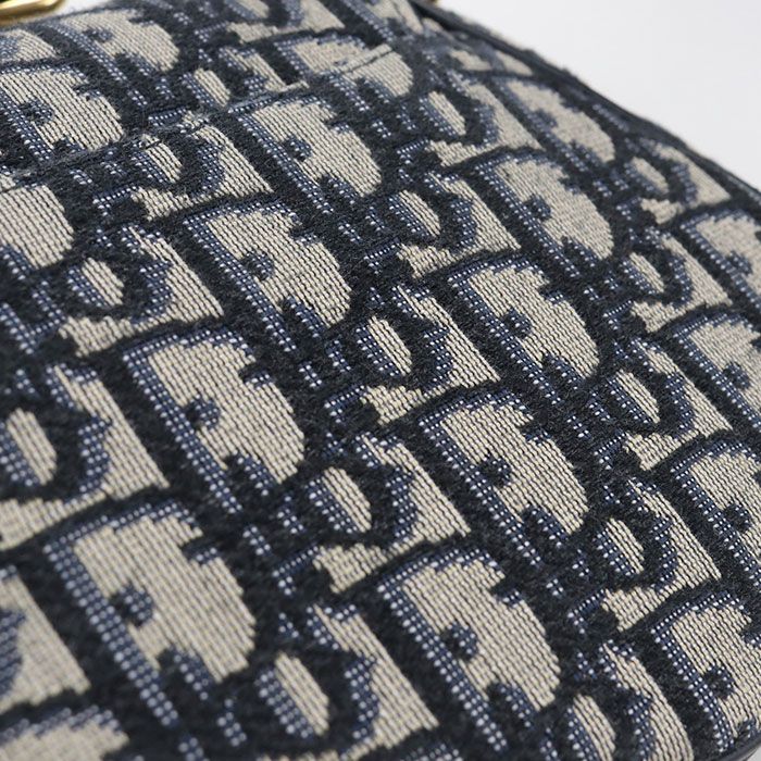 Dior Mini Saddle Shoulder Bag Jacquard — view 5