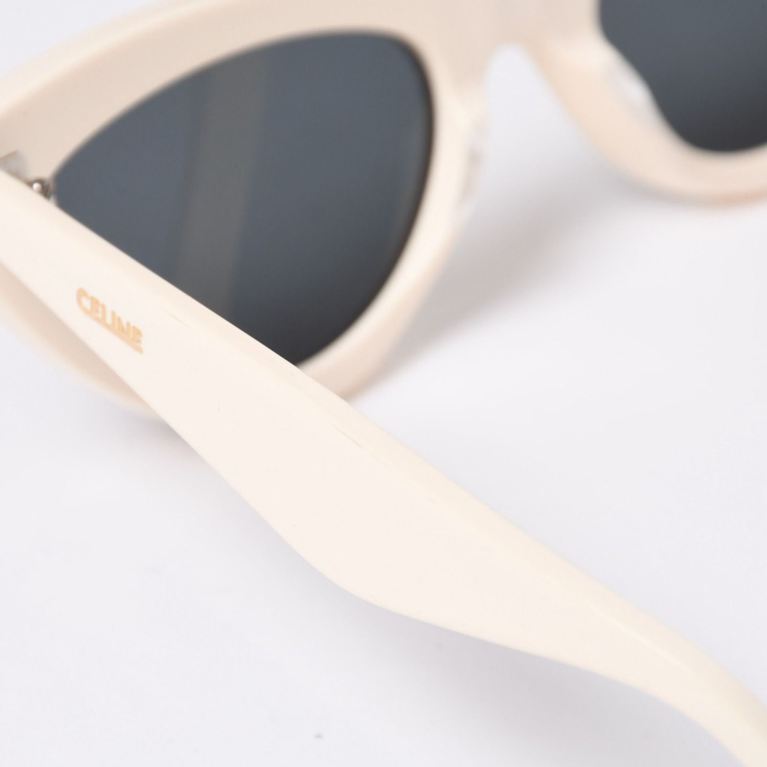 Celine Sunglasses Cream Color Cat Eye Eyewear — view 6