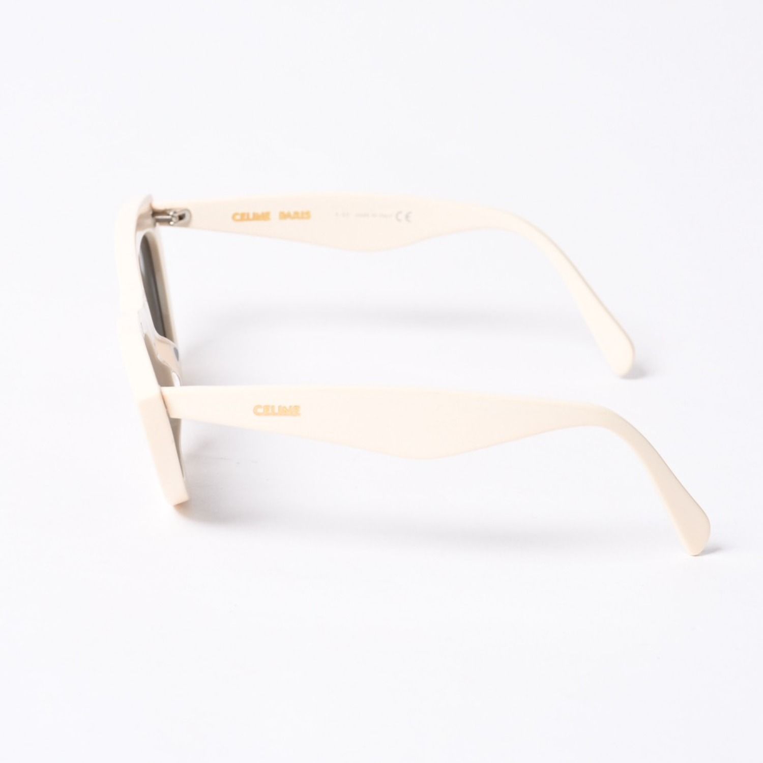 Celine Sunglasses Cream Color Cat Eye Eyewear — view 5