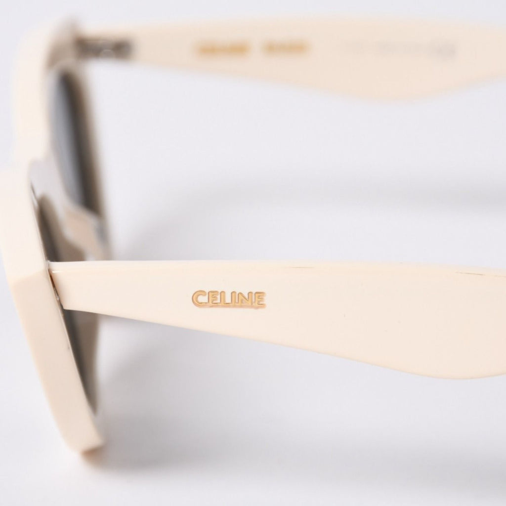 Celine Sunglasses Cream Color Cat Eye Eyewear — view 8