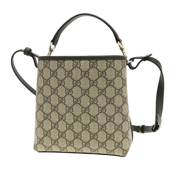 Gucci GG Emblem Small Bucket Messenger Bag — view 3