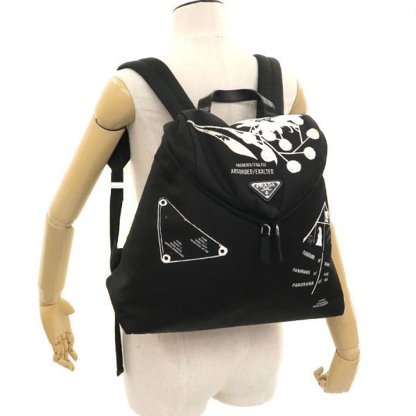 Prada Signo Print Backpack — view 9