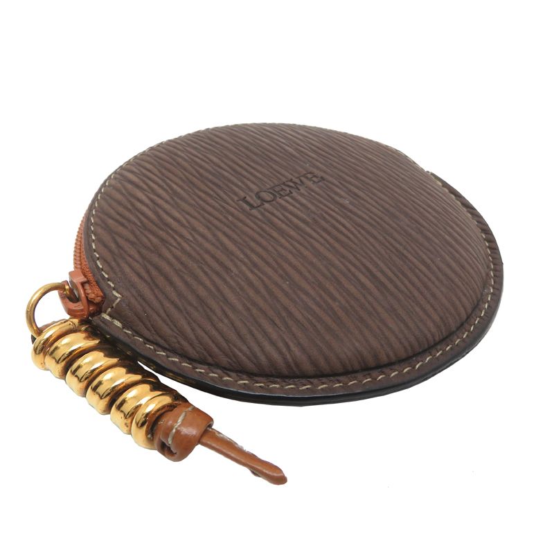 Loewe Coin Case Coin Purse Brown — view 3
