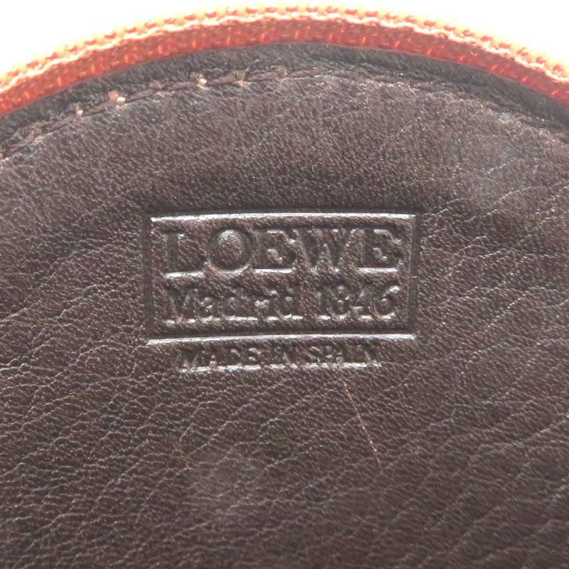 Loewe Coin Case Coin Purse Brown — view 6
