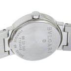Bvlgari Stainless Steel Quartz Analog Display Black Dial Watch — view 6