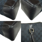 Gucci GG Canvas Shoulder Bag Black — view 8