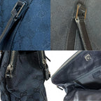 Gucci GG Canvas Shoulder Bag Black — view 9