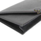 Saint Laurent Vintage Black Clutch Leather Saffiano Second — view 4
