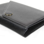 Saint Laurent Vintage Black Clutch Leather Saffiano Second — view 3