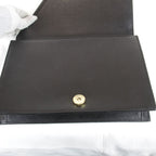 Saint Laurent Vintage Black Clutch Leather Saffiano Second — view 8
