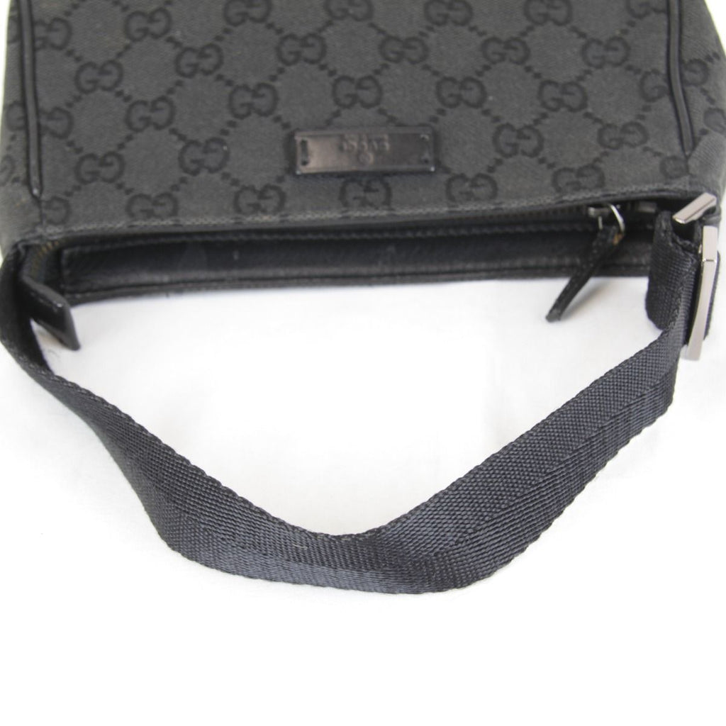 Gucci Pouch Mini Handbag GG Canvas Black High Simple — view 8