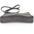 Fendi Pouch Mini Shoulder Bag Leather Black High Saffiano Simple — view 7