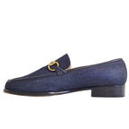 Gucci Vintage Loafers Moccasins Denim Horsebit — view 7