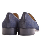 Gucci Vintage Loafers Moccasins Denim Horsebit — view 5