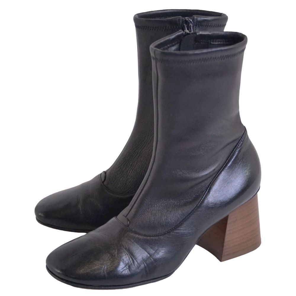 Celine Boots Phoebe Philo Era Short Leather Hi — view 2