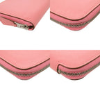 Hermes Azap Mini Veau Epsom Rose Confetti Silver Coin Case Wallet — view 3