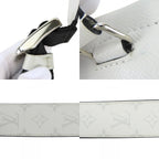 Louis Vuitton Shoulder Bag Flap Messenger Taiga Monogram Antarctica Gray — view 5