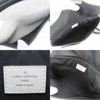 Louis Vuitton Shoulder Bag Flap Messenger Taiga Monogram Antarctica Gray — view 8