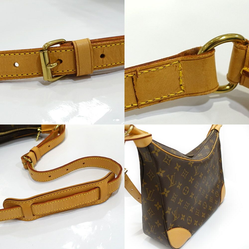 Louis Vuitton Boulogne Shoulder Bag Monogram Canvas Gold — view 9