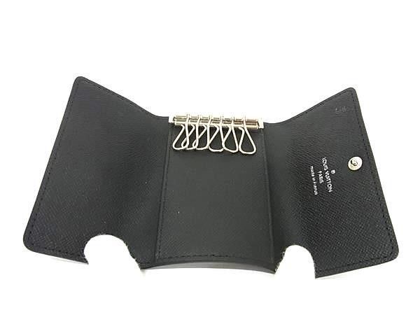 Louis Vuitton Key Case Multicles 6 Black Damier Graphite Canvas Leather 6 Rows — view 3