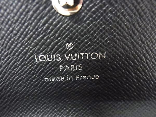 Louis Vuitton Key Case Multicles 6 Black Damier Graphite Canvas Leather 6 Rows — view 4