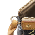 Louis Vuitton Monogram Multicolor Pochette Pouch Noir Black — view 9
