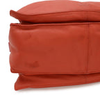 Loewe Flamenco 30 Anagram Shoulder Bag 2-Way Bicolor Fringe Nappa Leather Red — view 4