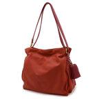 Loewe Flamenco 30 Anagram Shoulder Bag 2-Way Bicolor Fringe Nappa Leather Red — view 2