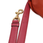 Loewe Flamenco 30 Anagram Shoulder Bag 2-Way Bicolor Fringe Nappa Leather Red — view 5