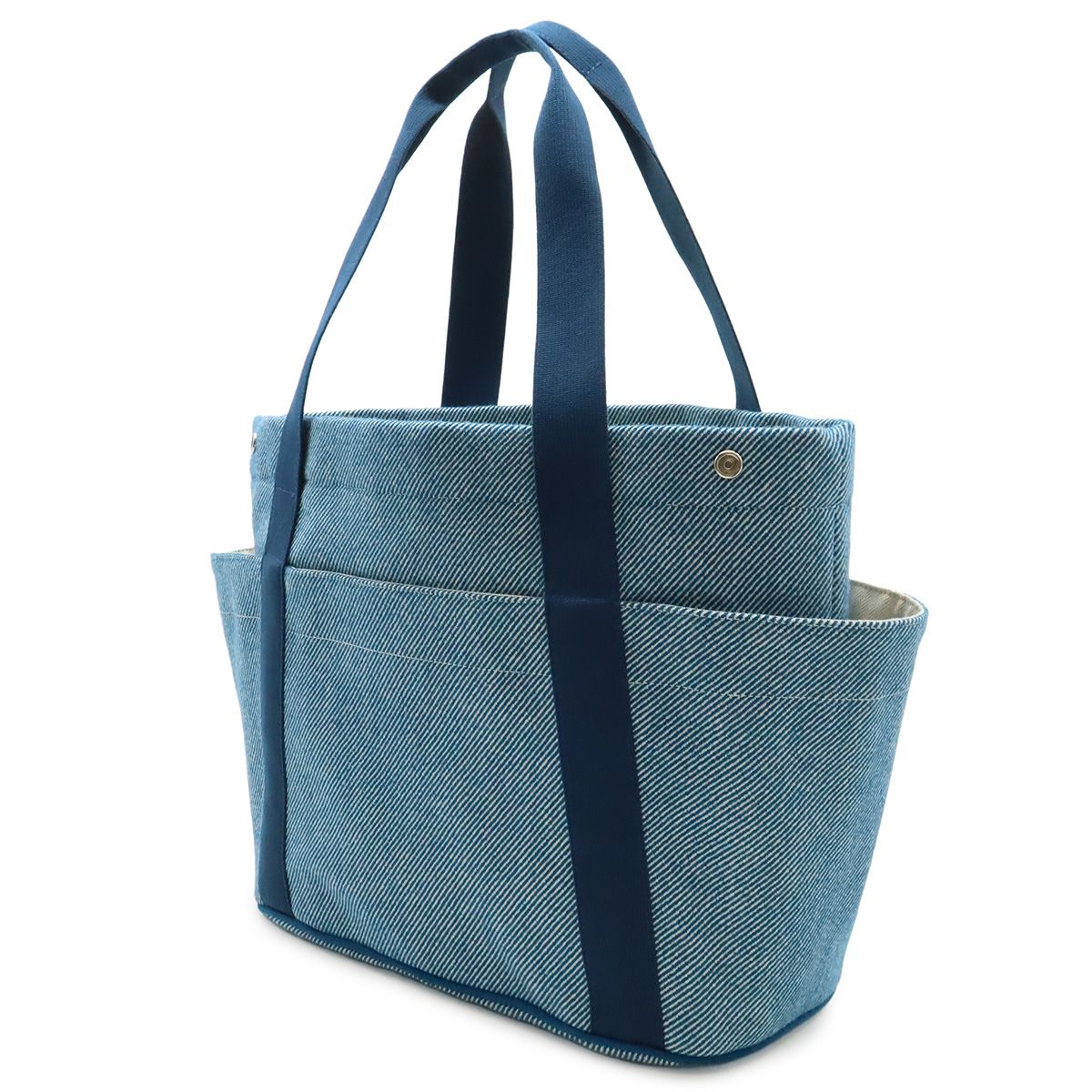Hermes Animo Natte Mother's Tote Shoulder Bag Horse Wool Blue Pants Diaper — view 2