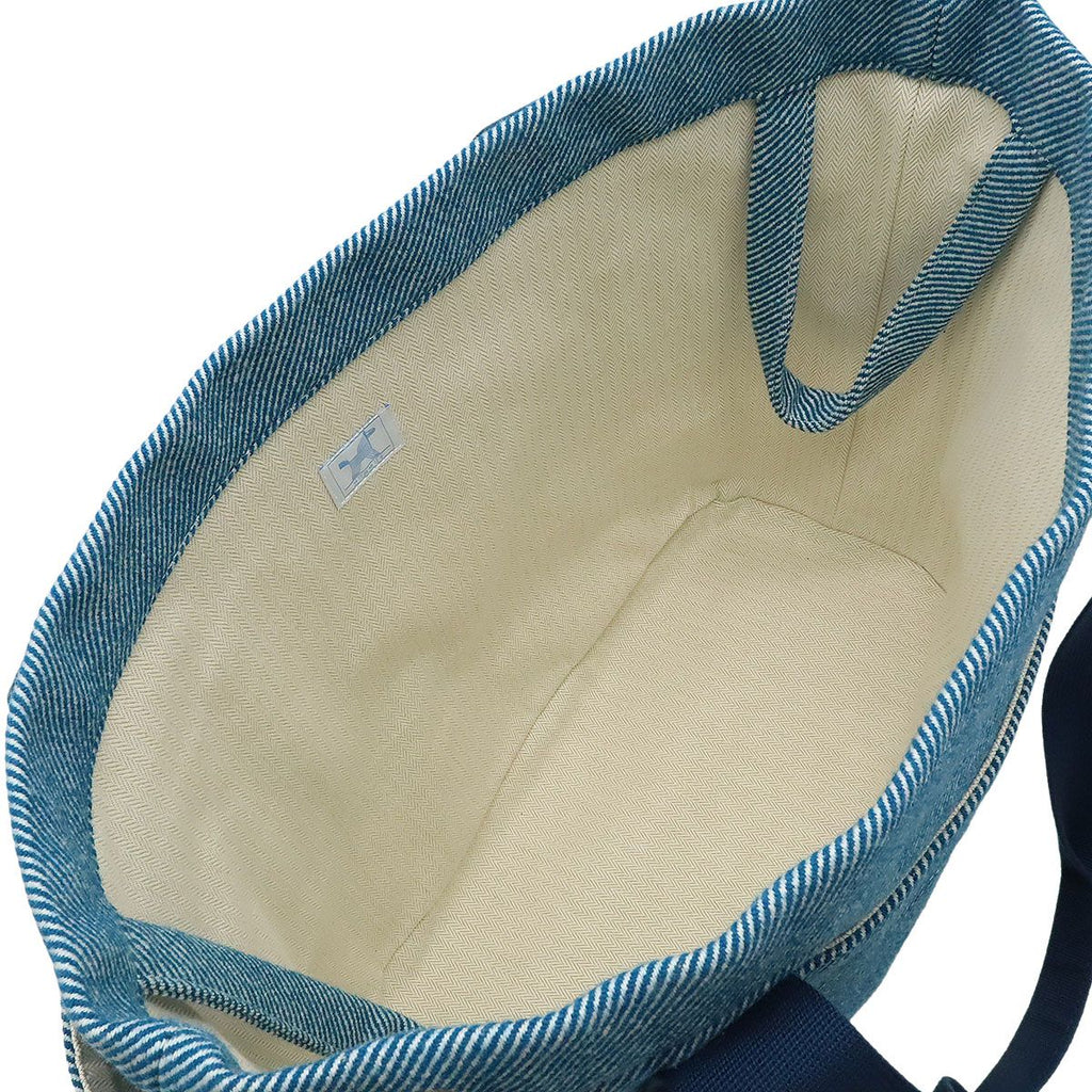 Hermes Animo Natte Mother's Tote Shoulder Bag Horse Wool Blue Pants Diaper — view 6