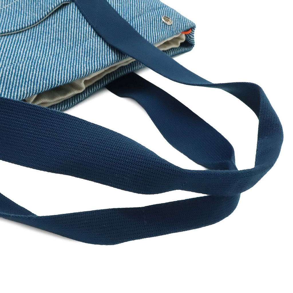 Hermes Animo Natte Mother's Tote Shoulder Bag Horse Wool Blue Pants Diaper — view 4