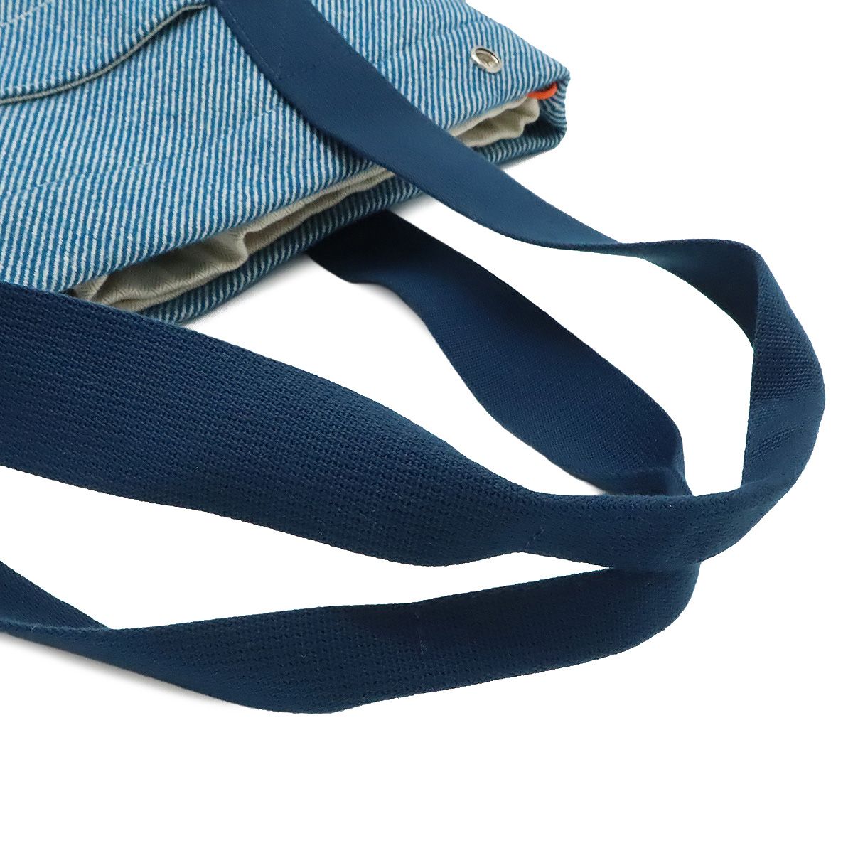Hermes Animo Natte Mother's Tote Shoulder Bag Horse Wool Blue Pants Diaper — view 4