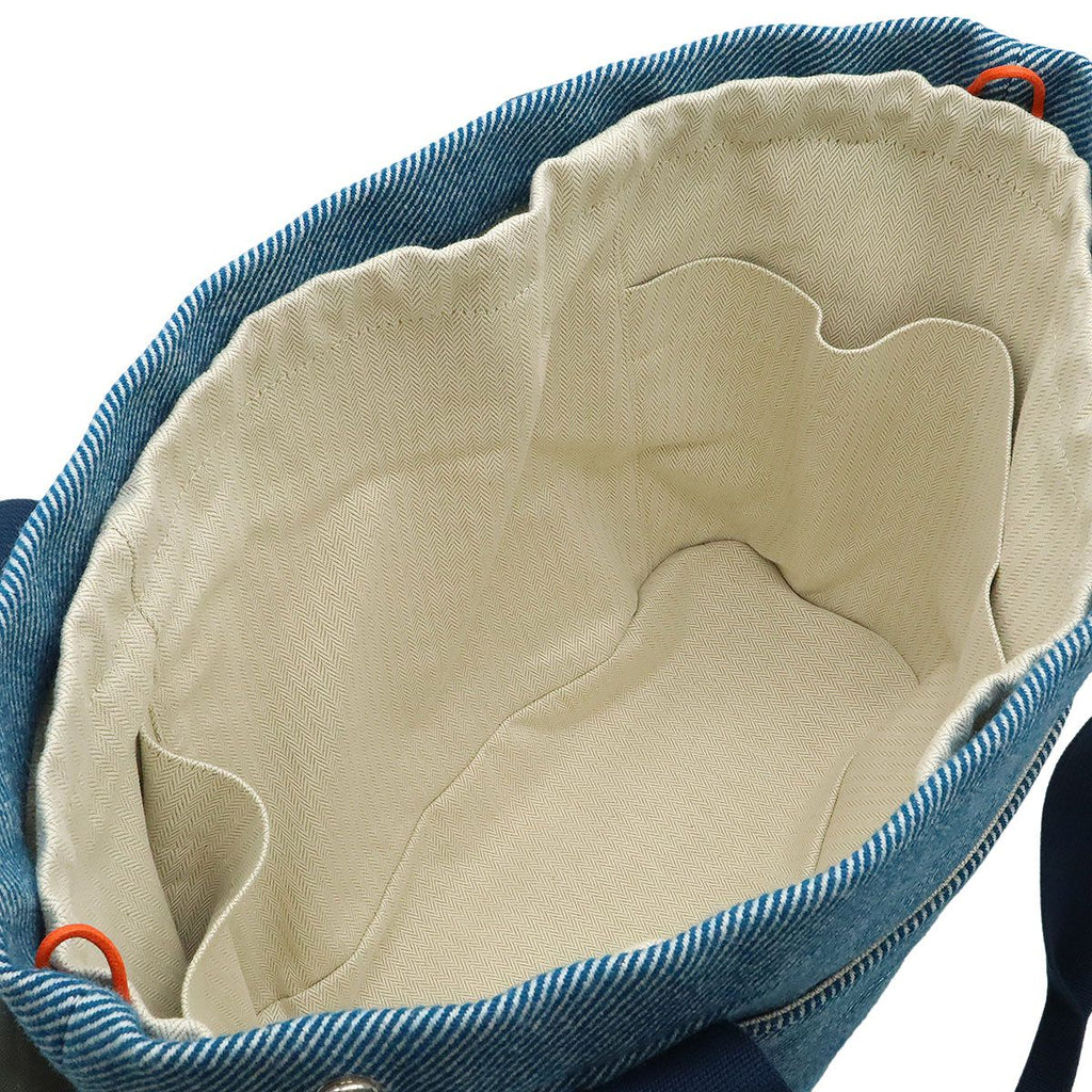 Hermes Animo Natte Mother's Tote Shoulder Bag Horse Wool Blue Pants Diaper — view 5