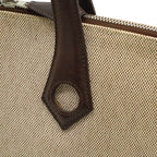 Hermes Sac Eve Mm Tote Canvas Leather Navy Silver Mark — view 8