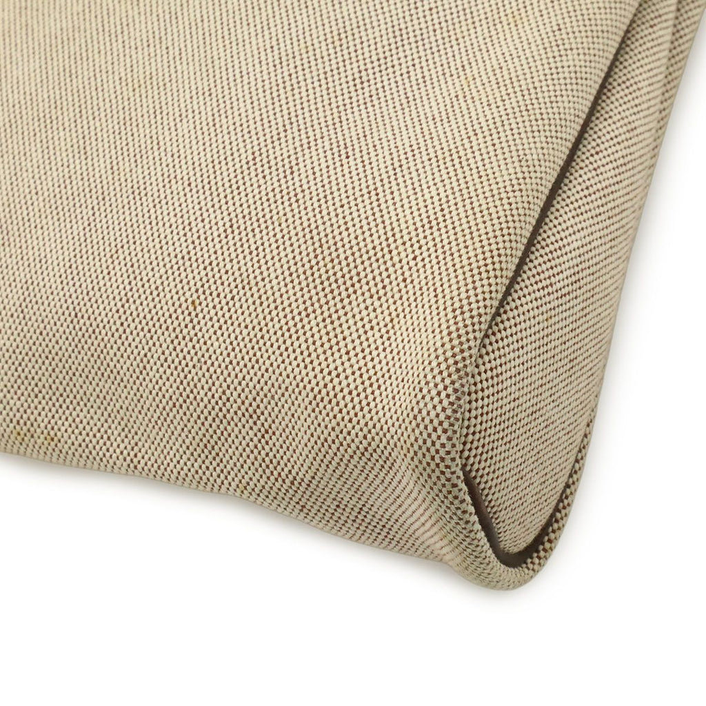 Hermes Sac Eve Mm Tote Canvas Leather Navy Silver Mark — view 3