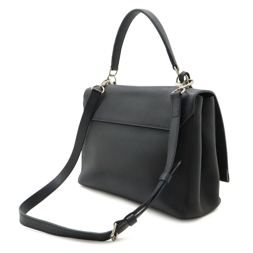 Louis Vuitton Lockme Cartable 2-Way Shoulder Bag Soft Calf Leather Noir Black — view 2