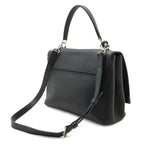 Louis Vuitton Lockme Cartable 2-Way Shoulder Bag Soft Calf Leather Noir Black — view 2