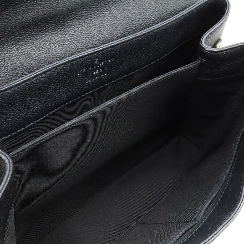 Louis Vuitton Lockme Cartable 2-Way Shoulder Bag Soft Calf Leather Noir Black — view 8