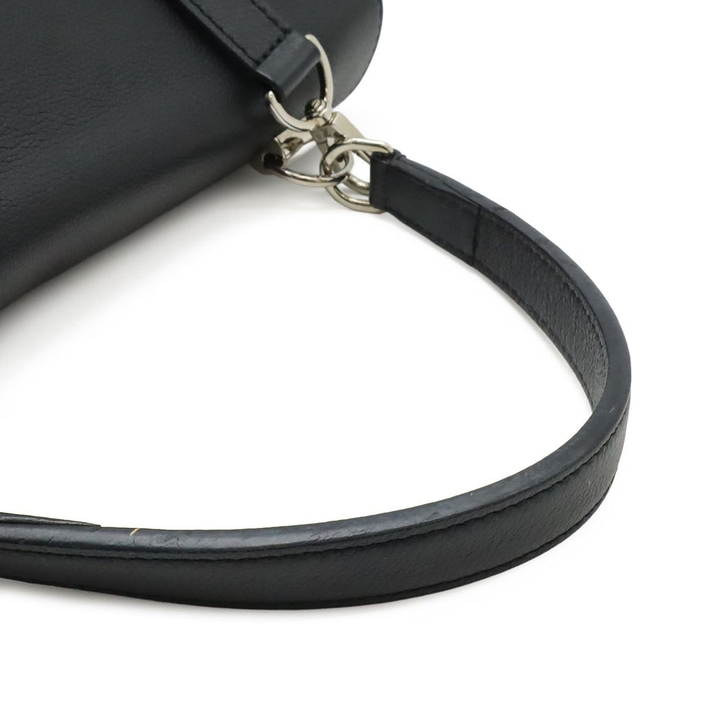 Louis Vuitton Lockme Cartable 2-Way Shoulder Bag Soft Calf Leather Noir Black — view 6