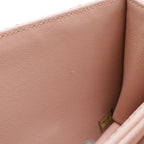 Chanel Beauty Lock Quilted CC Logo Flap Chain Shoulder Bag Leather Pink Gold — view 8